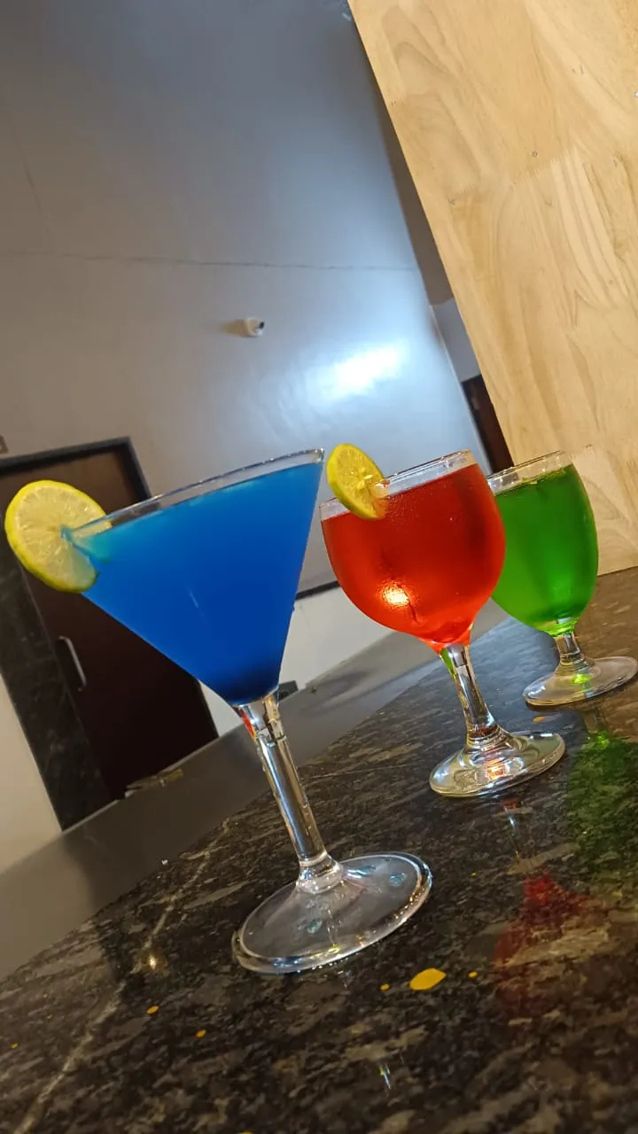 Mocktails served at Hotel Taste of Karad